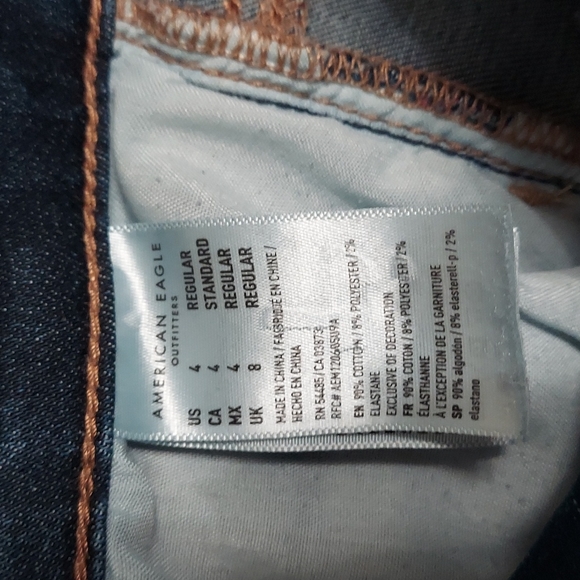 SOLD American Eagle Super High Waist Jegging Crop sz 4 - Picture 6 of 7